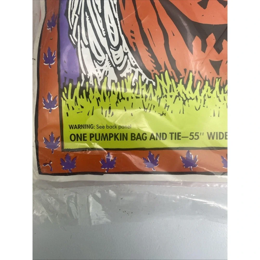 Vtg 90's Pumpkids 10-Pack Halloween Lawn Leaf Bags Pumpkins Jack-o-Lanterns